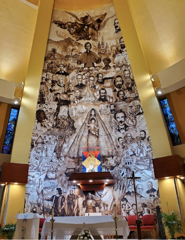 Rubio, Tania. Mural en La Ermita de la Caridad (2024)